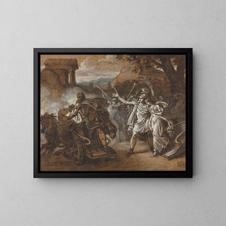 Sbastien Norblin de la Gourdaine - Castor And Pollux Rescuing Helen.webp