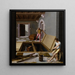 Scene in a Wine Cellar - Pseudo-Flix Chrtien — framed artwork on a wall