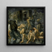 Escena de la destrucción de Messina - Max Beckmann — cuadro enmarcado en la pared