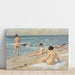 Reproducción del cuadro Escena de playa con mujeres bañándose - Paul Fischer
