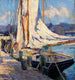 Scene of the quay in Gloucester - Bertha Eversfield Perrie — artwork view