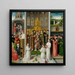 Escenas de la vida de San Agustín de Hipona - Maestro de San Agustín — cuadro enmarcado en la pared