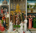 Escenas de la vida de San Agustín de Hipona - Maestro de San Agustín — vista de la obra