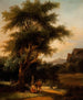Pastores en el santuario de Artemisa - Escuela de Claude Lorrain — vista de la obra