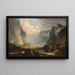 Landscape Valley Painting - Thomas Hill School — framed artwork on a wall