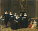 Retrato de una familia en un interior elegante - Escuela de Haarlem — vista de la obra