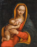 Virgen con el Niño - Escuela de Leonardo da Vinci — vista de la obra
