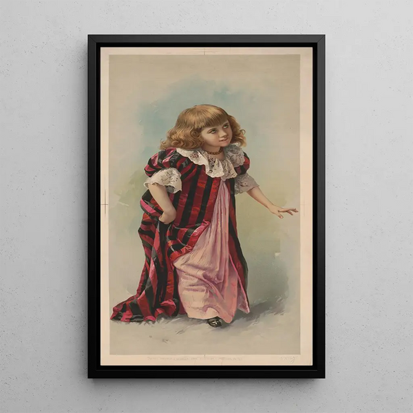 Pequeña princesa - Schumacher Ettlinger — cuadro enmarcado en la pared