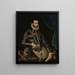 Retrato de Jacopo Boncompagni - Scipione Pulzone — cuadro enmarcado en la pared