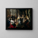 L'idolâtrie de Salomon - Sebastiano Conca — cuadro enmarcado en la pared