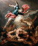 La caída de los ángeles rebeldes - Sebastiano Ricci — vista de la obra