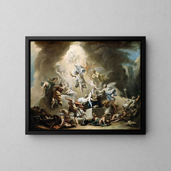 La Resurrección - Sebastiano Ricci — cuadro enmarcado en la pared