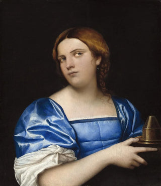 Sebastiano del Piombo - Portrait of a Young Woman as a Wise Virgin.webp