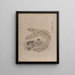 Anguilles - Seki Shūko — framed artwork on a wall