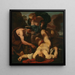 Séléné y Endymion - Johann Carl Loth — cuadro enmarcado en la pared