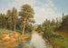 Escena boscoso de verano - Semyon Fedorovich Fedorov — vista de la obra