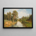 Escena boscoso de verano - Semyon Fedorovich Fedorov — cuadro enmarcado en la pared