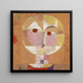 Senecio Bientôt Vieilli - Paul Klee — framed artwork on a wall