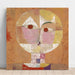 Reproduction of the painting Senecio (Soon to be Aged) - Paul Klee
