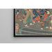 Reproduction of the painting of Seven female figures, two umbrellas - Utagawa Kuniyoshi