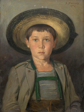 Serafin Maurer - Bildnis Robert Maurer Sohn des Knstlers als Neunjhriger.webp