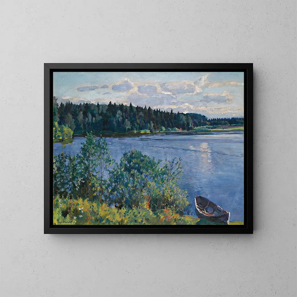 El Lago - Sergei Arsenevich Vinogradov — cuadro enmarcado en la pared