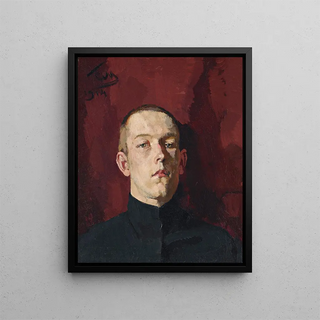 Sergei Vasilievich Malyutin - Portrait of the artists son vladimir.webp