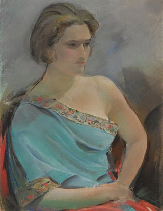 Sergey Chekhonin - Portrait of the artists wife.webp