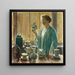 Servicio de té con fresas - Childe Hassam — cuadro enmarcado en la pared