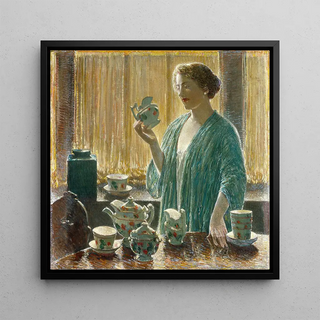 Childe Hassam - Strawberry Tea Set.webp