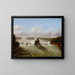 Las cataratas de Saint-Antoine - Seth Eastman — cuadro enmarcado en la pared