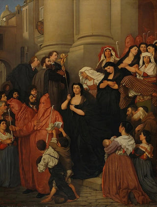 Severin Falkman - Procession In Rome.webp