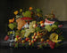 Frutas abundantes - Severin Roesen — vista de la obra