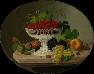 Severin Roesen - Still Life with Strawberries in a Compote.webp