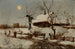 Cottages sous la neige - Seweryn Bieszczad — vista de la obra