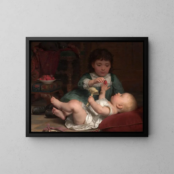 Tentación - Seymour Joseph Guy — cuadro enmarcado en la pared