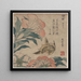 Shakuyaku kana ari - Katsushika Hokusai — cuadro enmarcado en la pared