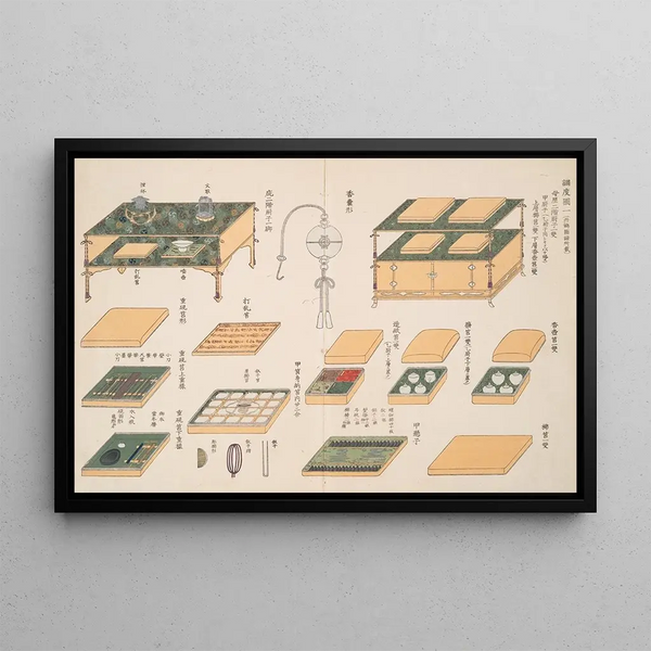 Shigeo Inobe - An illustration of a scribes tools 1.webp