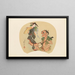selected masterpieces from the Ukiyo-e school Pl08 - Shinichi Tajima — framed artwork on a wall