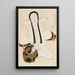 Unai no tomo Pl 025 - Shimizu Seifu — framed artwork on a wall