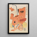 Unai no tomo Pl 086 - Shimizu Seifu — framed artwork on a wall