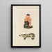 Unai no tomo Pl 258 - Shimizu Seifu — framed artwork on a wall