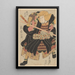 Warrior - Shunman Shunko — framed artwork on a wall