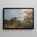 Una mirada al mar Fairlight Glen - Sidney Richard Percy — cuadro enmarcado en la pared