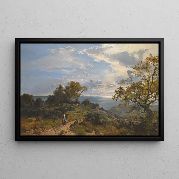 Sidney Richard Percy - A Peep At The Sea Fairlight Glen.webp