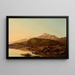 Mountain Lake at Dusk - Sidney Richard Percy — framed artwork on a wall