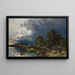 Spring Painting A Passing Shower - Sidney Richard Percy — framed artwork on a wall