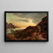 Atardecer en la ría - Sidney Richard Percy — cuadro enmarcado en la pared