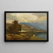 The Glastyn near Beddgelert, North Wales - Sidney Richard Percy — framed artwork on a wall