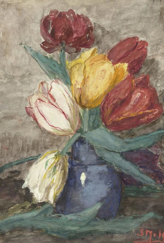 Sientje Mesdag Van Houten - Tulpen in een vaas.webp